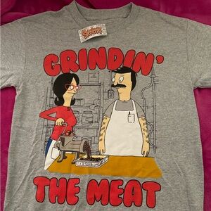 Bobs Burgers T-Shirt: Grindin’ the Meat